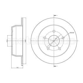Bremsscheibe 800-1116C von CIFAM günstig für 38,85 € online kaufen