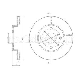 Acquista Disco freno da CIFAM 800-1138C a buon mercato per soli 25,10 €