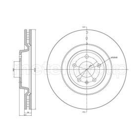 Bremsscheibe für PORSCHE von CIFAM