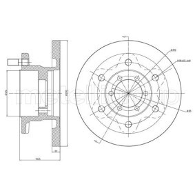 Acquista Disco freno da CIFAM 800-481 a buon mercato per soli 105,20 €