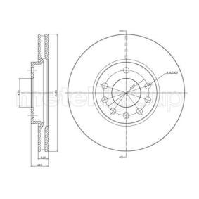 Acquista Disco freno da CIFAM 800-608C a buon mercato per soli 45,89 €