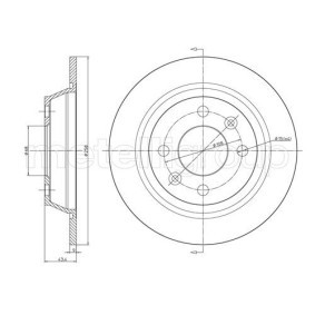 Bremsscheibe 800-669 von CIFAM günstig für 23,29 € online kaufen
