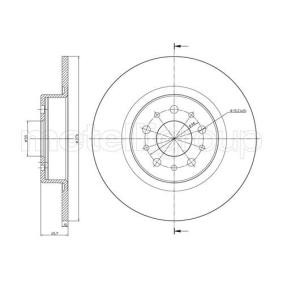 Bremsscheibe 800-698C für ALFA ROMEO