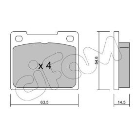 Bremsbeläge 822-020-0 für TRIUMPH