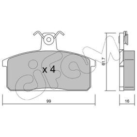 Acquista Kit pastiglie freni da CIFAM 822-026-0 a buon mercato per soli 69,95 €