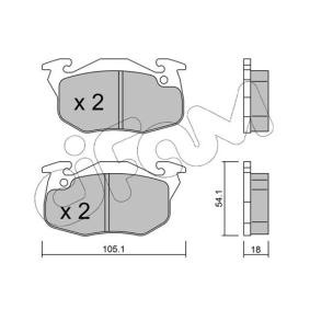 Bremsbeläge 822-037-5 von CIFAM günstig für 22,52 € online kaufen