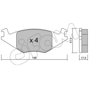 Bremsbeläge 822-047-0 von CIFAM günstig für 66,86 € online kaufen