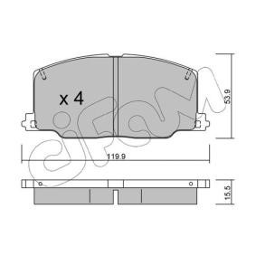 Acquista Kit pastiglie freni da CIFAM 822-067-0 a buon mercato per soli 25,71 €