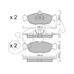 Achetez des Plaquettes de frein CIFAM 822-077-0 à prix pour 48,42 €
