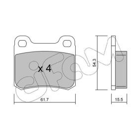 Bremsbeläge 822-092-1 von CIFAM günstig für 57,31 € online kaufen