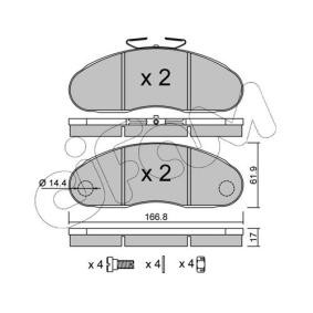 Acquista Kit pastiglie freni da CIFAM 822-111-1 a buon mercato per soli 44,63 €