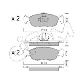 Bremsbeläge 822-156-1 von CIFAM günstig für 26,07 € online kaufen