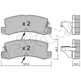 Acquista Kit pastiglie freni da CIFAM 822-161-2 a buon mercato per soli 24,42 €