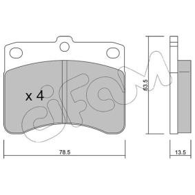 Achetez des Plaquettes de frein CIFAM 822-201-0 à prix pour 64,11 €