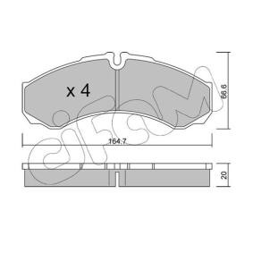 Acquista Kit pastiglie freni da CIFAM 822-212-6 a buon mercato per soli 52,55 €