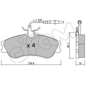 Bremsbeläge 822-217-0 von CIFAM günstig für 72,19 € online kaufen