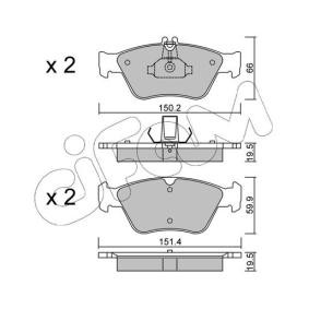 Bremsbeläge 822-219-0 von CIFAM günstig für 83,81 € online kaufen