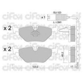 Bremsbeläge für ROVER von CIFAM