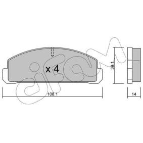 Bremsbeläge 822-300-0 von CIFAM günstig für 30,92 € online kaufen