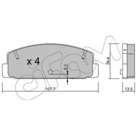 Bremsbeläge 822-302-0 von CIFAM günstig für 30,05 € online kaufen