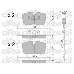 Bremsbeläge 822-307-0K von CIFAM günstig für 74,86 € online kaufen