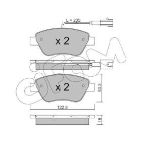 Bremsbeläge von CIFAM 822-321-3