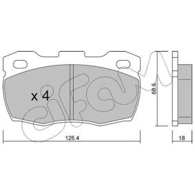 Bremsbeläge 822-352-0 von CIFAM günstig für 90,74 € online kaufen