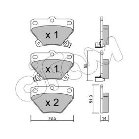 Acquista Kit pastiglie freni da CIFAM 822-424-0 a buon mercato per soli 60,08 €