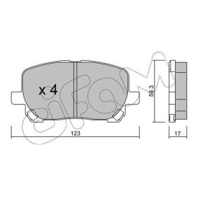 Acquista Kit pastiglie freni da CIFAM 822-427-0 a buon mercato per soli 77,68 €