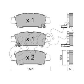 Acquista Kit pastiglie freni da CIFAM 822-428-0 a buon mercato per soli 70,21 €