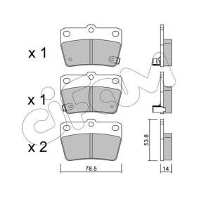Acquista Kit pastiglie freni da CIFAM 822-431-0 a buon mercato per soli 64,36 €