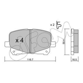 Acquista Kit pastiglie freni da CIFAM 822-443-0 a buon mercato per soli 81,35 €