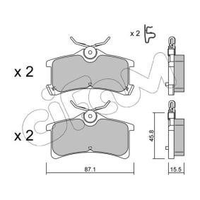 Acquista Kit pastiglie freni da CIFAM 822-449-0 a buon mercato per soli 73,23 €
