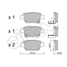 Acquista Kit pastiglie freni da CIFAM 822-451-0 a buon mercato per soli 71,40 €