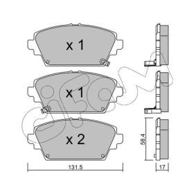 Achetez des Plaquettes de frein CIFAM 822-464-1 à prix pour 85,78 €