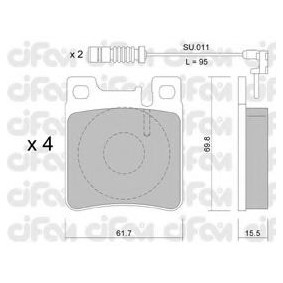 Bremsbeläge 822-567-0K von CIFAM günstig für 34,62 € online kaufen