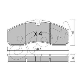 Acquista Kit pastiglie freni da CIFAM 822-578-3 a buon mercato per soli 107,91 €