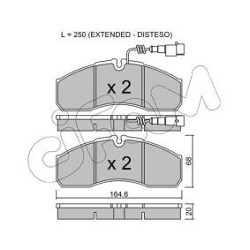 Acquista Kit pastiglie freni da CIFAM 822-578-7 a buon mercato per soli 103,16 €