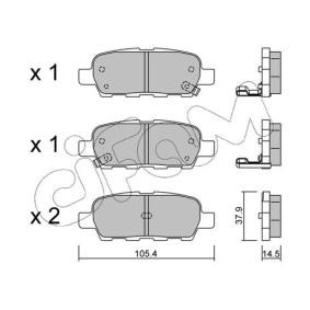 Achetez des Plaquettes de frein CIFAM 822-612-0 à prix pour 71,64 €