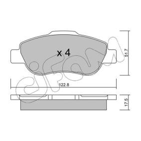 Bremsbeläge 822-638-0 von CIFAM günstig für 66,60 € online kaufen