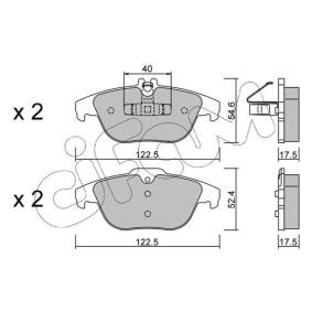 Bremsbeläge 822-666-2 von CIFAM günstig für 37,46 € online kaufen