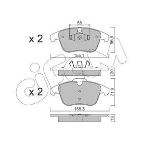 Achetez des Plaquettes de frein CIFAM 822-675-0 à prix pour 79,04 €