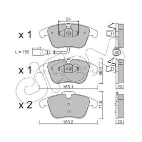 Bremsbeläge 822-675-1 von CIFAM günstig für 96,00 € online kaufen