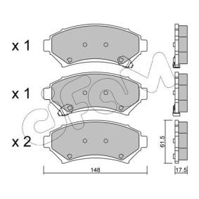 Bremsbeläge 822-696-0 für BUICK