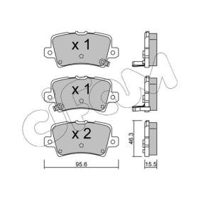 Bremsbeläge 822-729-0 von CIFAM günstig für 49,73 € online kaufen