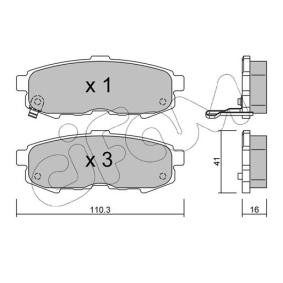 Achetez des Plaquettes de frein CIFAM 822-735-0 à prix pour 71,54 €