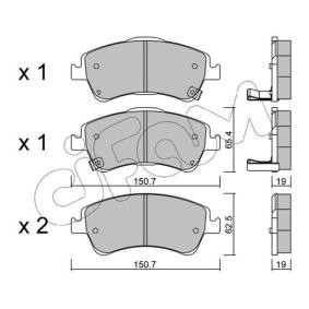 Acquista Kit pastiglie freni da CIFAM 822-795-0 a buon mercato per soli 41,68 €