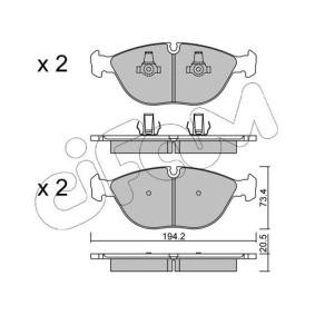 Achetez des Plaquettes de frein CIFAM 822-828-0 à prix pour 54,39 €