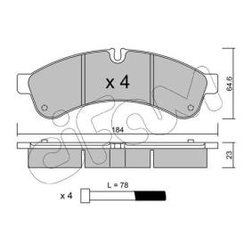 Acquista Kit pastiglie freni da CIFAM 822-851-0 a buon mercato per soli 102,40 €
