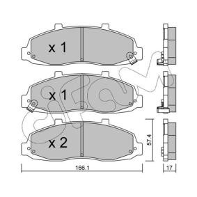 Acquista Kit pastiglie freni da CIFAM 822-857-0 a buon mercato per soli 43,63 €